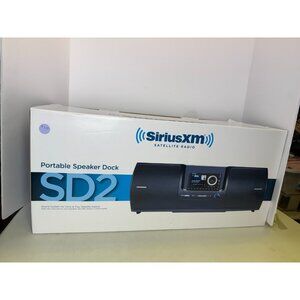 SiriusXM Satellite Radio Portable Speaker Dock SD2 Sound System SXSD2 Open Box